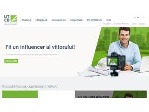Universitatea Tehnica de Constructii Bucuresti's Website Screenshot