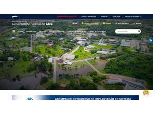 Federal University of Acre's Website Screenshot