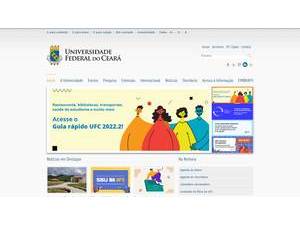 Universidade Federal do Ceará's Website Screenshot