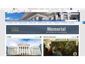 Federal University of Paraná's Website Screenshot