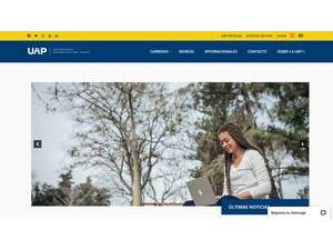Adventist University of Plata's Website Screenshot