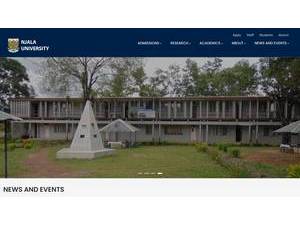 Njala University's Website Screenshot