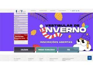 University of Paraíba Valley's Website Screenshot