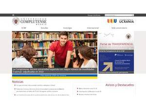 Charles III University of Madrid's Website Screenshot