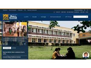 Pablo de Olavide University's Website Screenshot