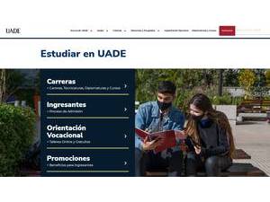 Argentine Business University, Buenos Aires's Website Screenshot
