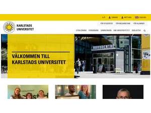Karlstad University's Website Screenshot