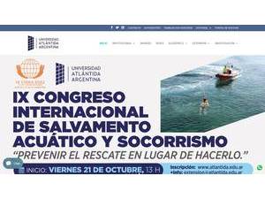 Atlántida Argentina University's Website Screenshot