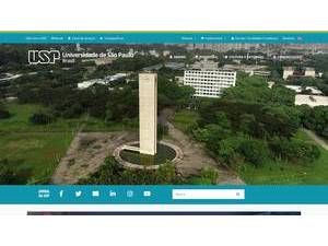 University of São Paulo's Website Screenshot