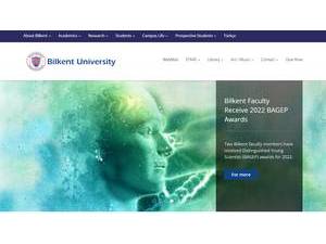 Bilkent Üniversitesi's Website Screenshot