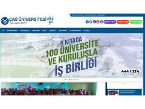 Çag Üniversitesi's Website Screenshot