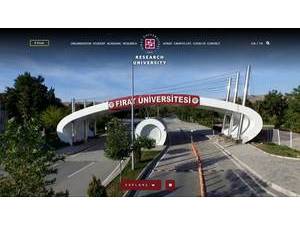 Firat University's Website Screenshot