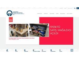 Karadeniz Technical University's Website Screenshot