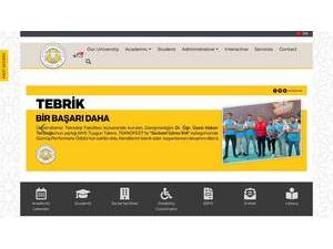 Selçuk University's Website Screenshot