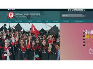 Süleyman Demirel University's Website Screenshot