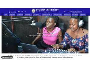 Bugema University's Website Screenshot