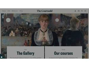 The Courtauld Institute of Art, University of London's Website Screenshot