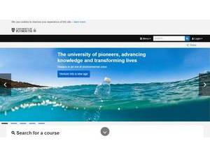 University of Plymouth's Website Screenshot