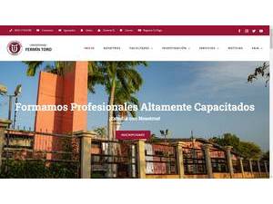 Fermín Toro University's Website Screenshot