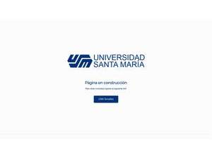 University of Santa María's Website Screenshot
