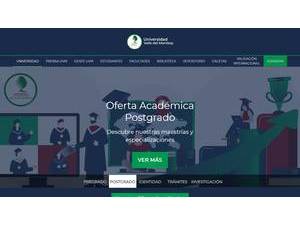Valle del Momboy University's Website Screenshot