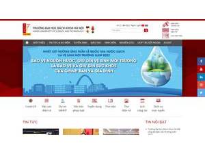 Trường Đại học Bách Khoa Hà Nội's Website Screenshot