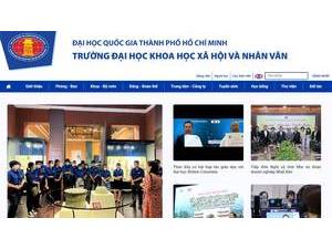Trường Đại học Khoa học Xã hội & Nhân văn TP Hồ Chí Minh's Website Screenshot