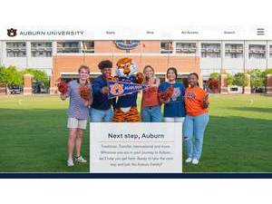 Auburn University's Website Screenshot