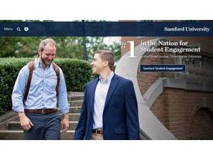 Samford University's Website Screenshot