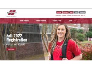 Henderson State University's Website Screenshot