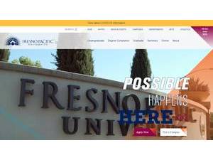 Fresno Pacific University's Website Screenshot