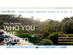 Point Loma Nazarene University's Website Screenshot