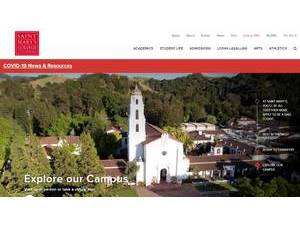 Saint Mary's College of California's Website Screenshot