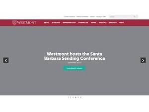 Westmont College's Website Screenshot