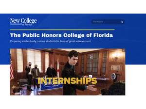 New College of Florida's Website Screenshot