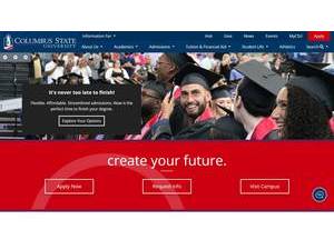 Columbus State University's Website Screenshot
