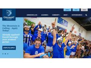 Covenant College's Website Screenshot