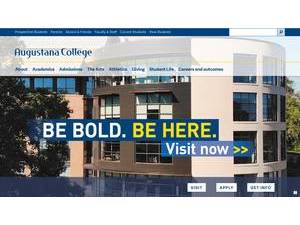 Augustana College's Website Screenshot