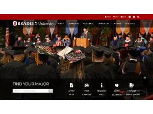 Bradley University's Website Screenshot