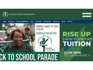 Chicago State University's Website Screenshot