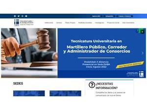 Catholic University of Santiago del Estero's Website Screenshot