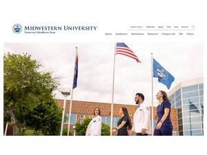 Midwestern University's Website Screenshot