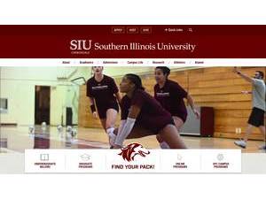 Southern Illinois University Carbondale's Website Screenshot
