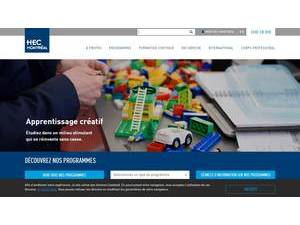HEC Montréal's Website Screenshot