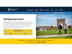 Buena Vista University's Website Screenshot