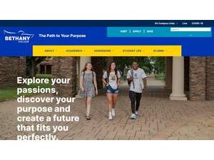 Bethany College, Kansas's Website Screenshot