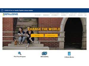 Spalding University's Website Screenshot