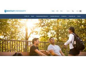 Bentley University's Website Screenshot