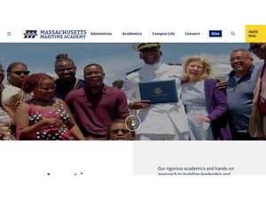 Massachusetts Maritime Academy's Website Screenshot