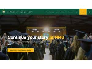 Northern Michigan University's Website Screenshot